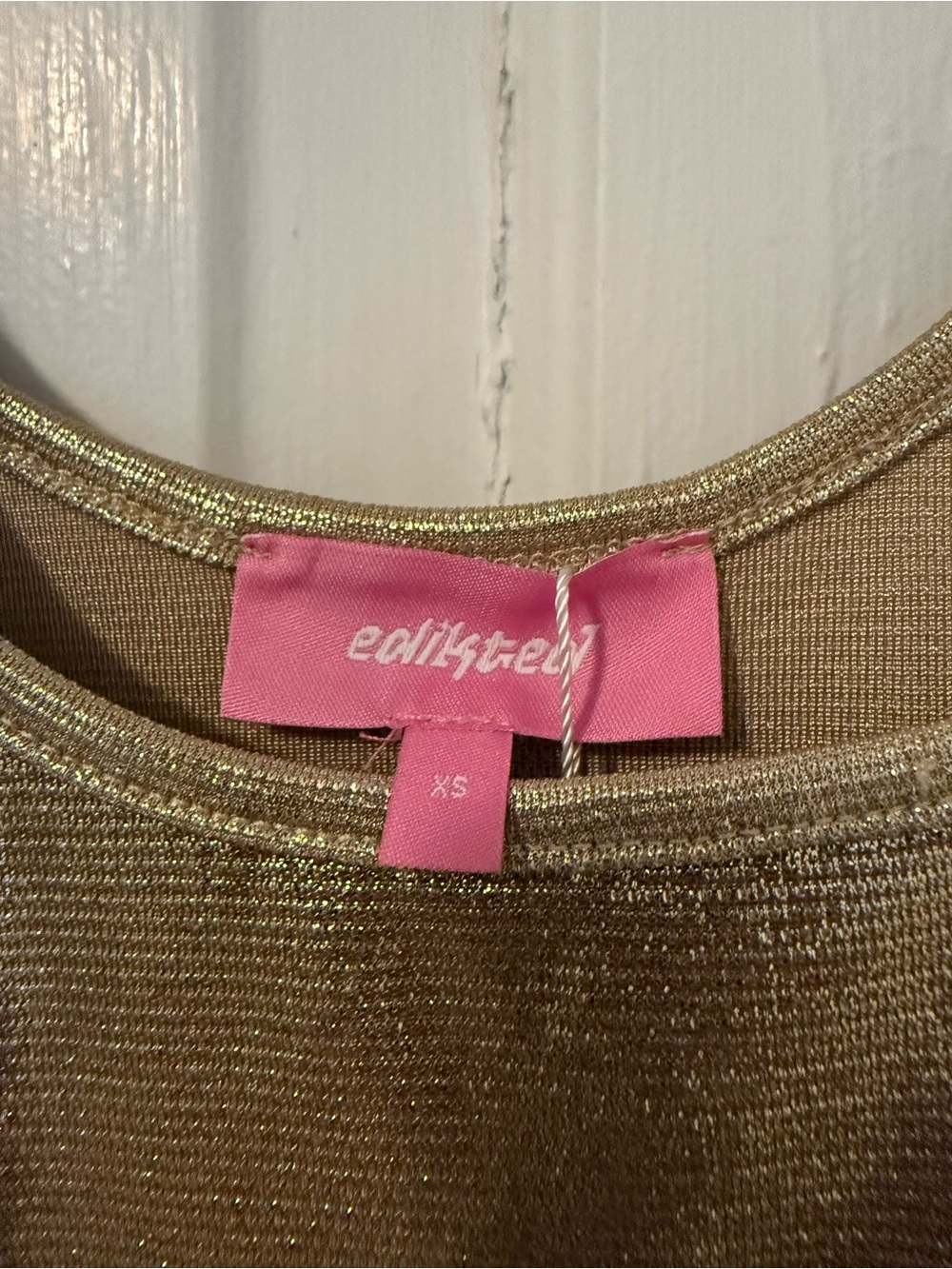 Gold Edikted Tank Top - Picture 2 of 4